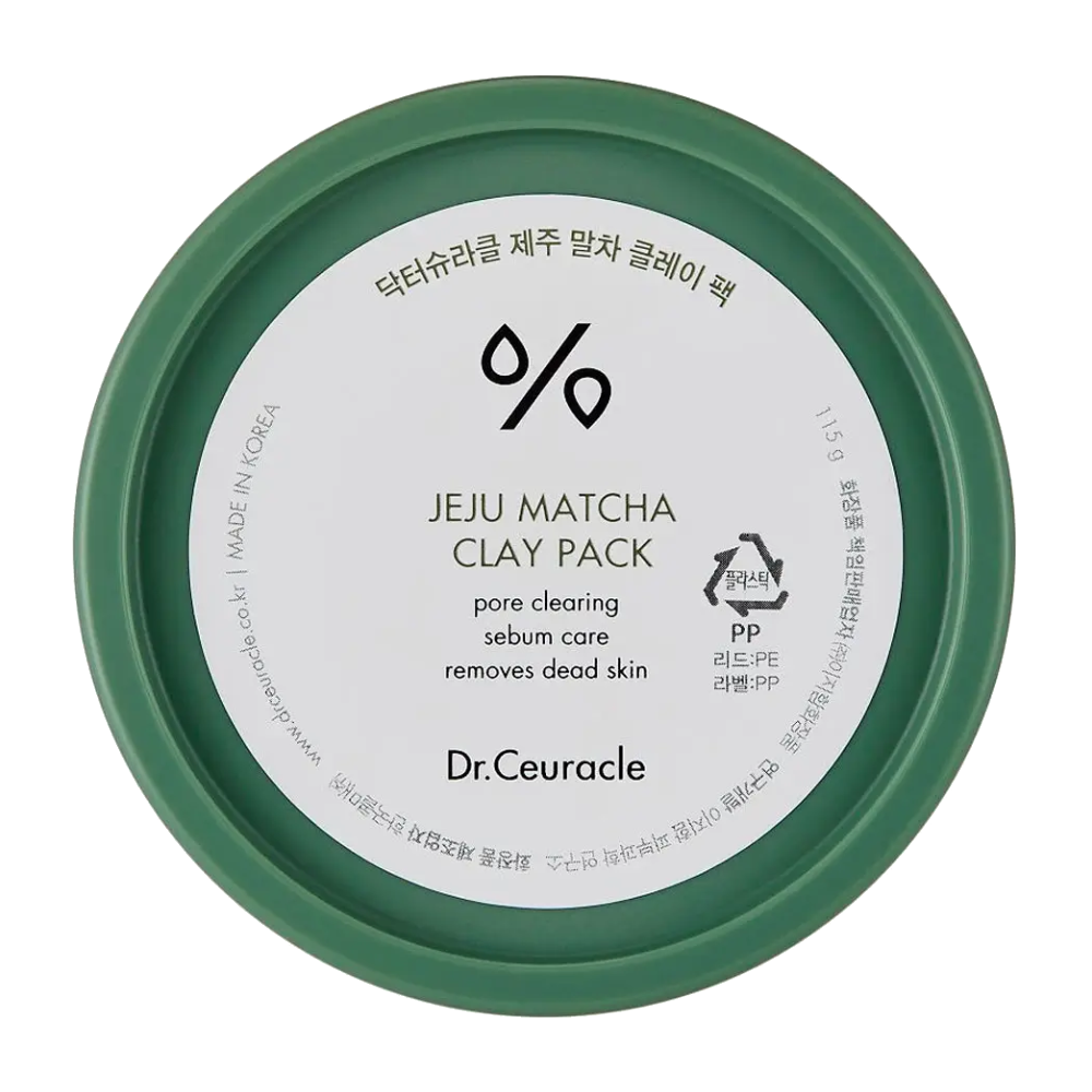 Dr. Ceuracle Jeju Matcha Clay Pack 115g - Очищуюча глиняна маска з чаєм